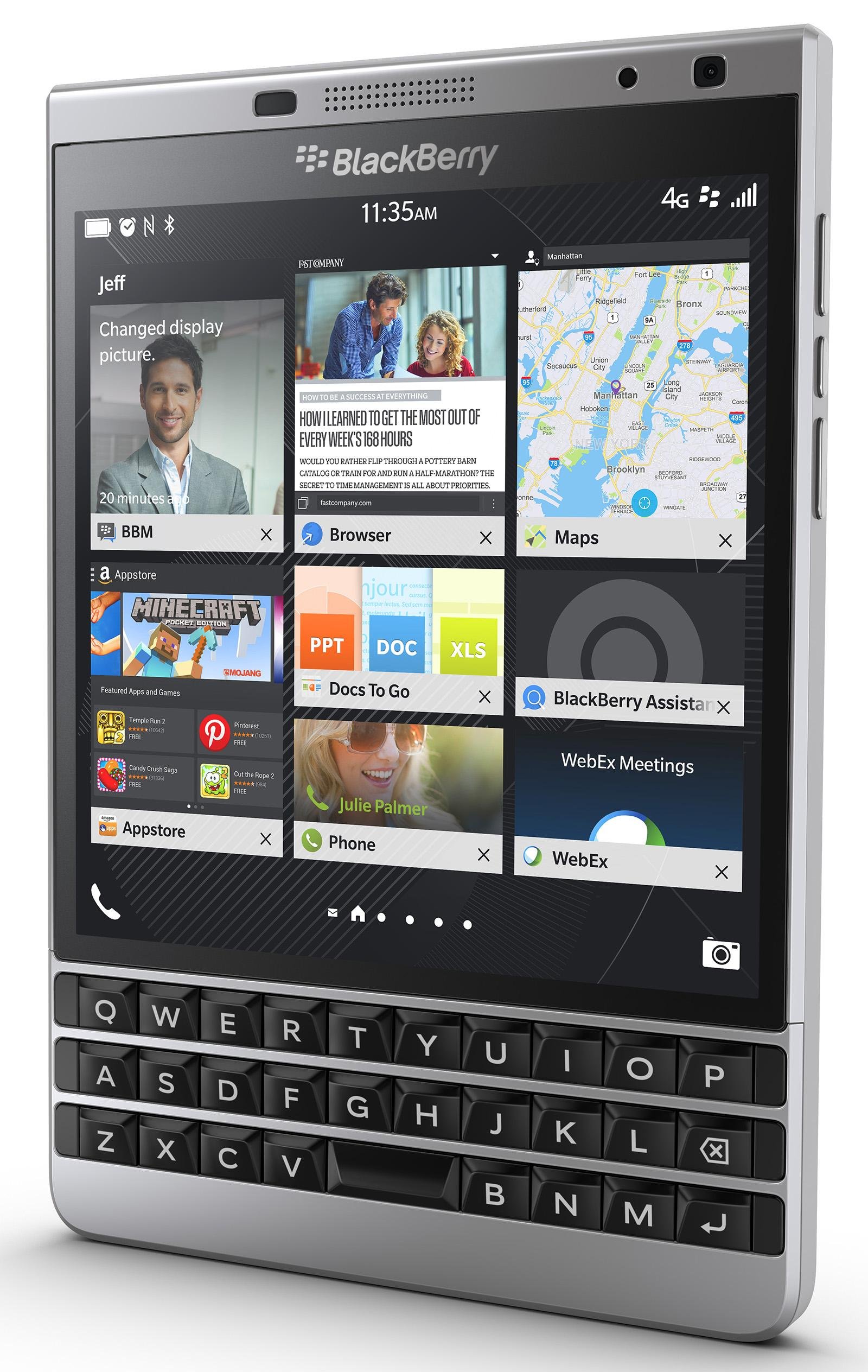 BlackBerry Passport スマホ BlackBerry - Passport GSM 4G LTE with 32GB Memory Cell Phone